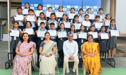 Prize Distribution Ceremony – Leaf and Thread Printing Competition
